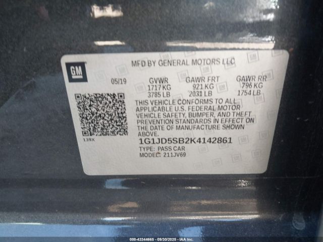 Chevrolet Sonic Lt Auto Image 8