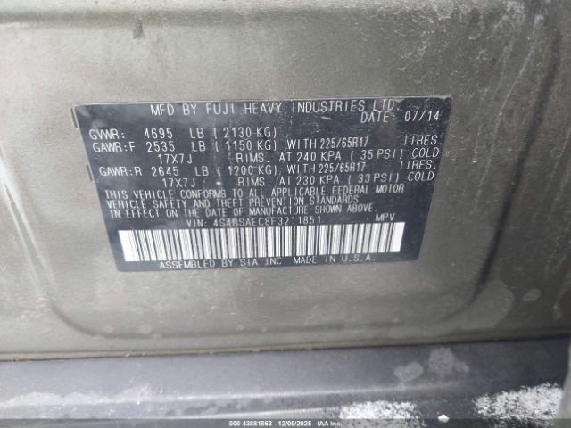 Subaru Outback 2.5i Premium Image 10