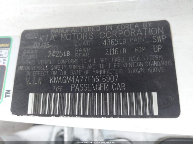 Kia Optima Lx Image 15