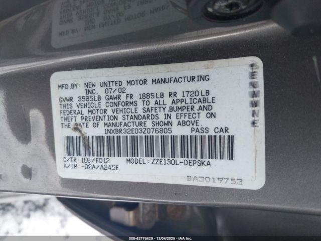 Toyota Corolla S Image 10