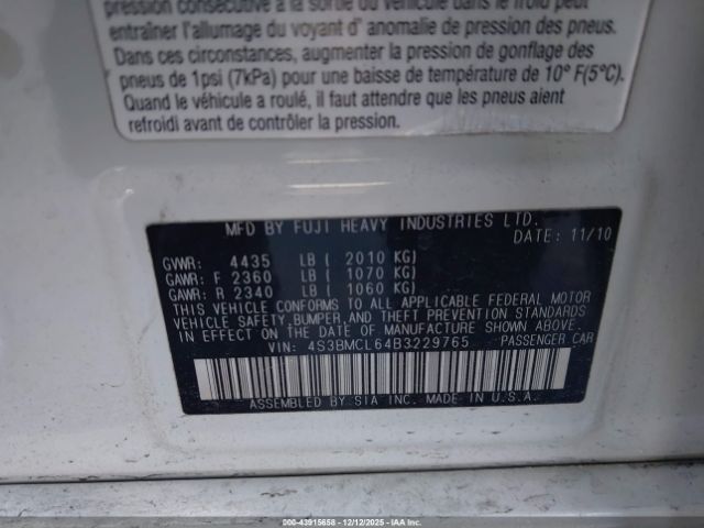 Subaru Legacy 2.5i Limited Image 13