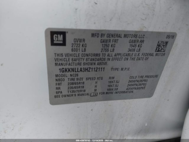 GMC Acadia Sle-2 Image 16