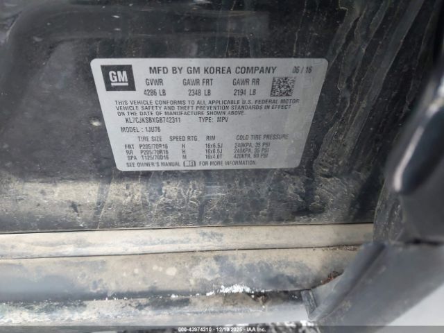 Chevrolet Trax 1ls Image 7