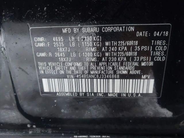 Subaru Outback 2.5i Limited Image 5