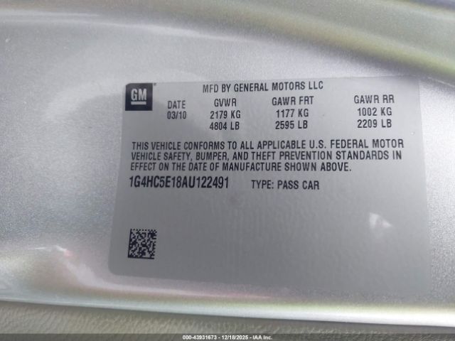 Buick Lucerne Cxl Image 9