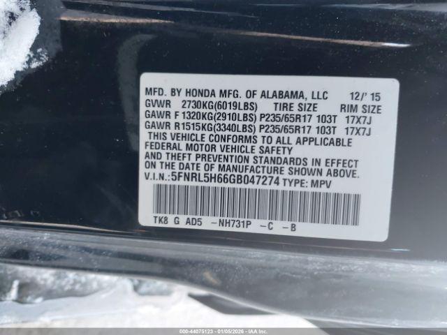 Honda Odyssey Ex-l Image 13