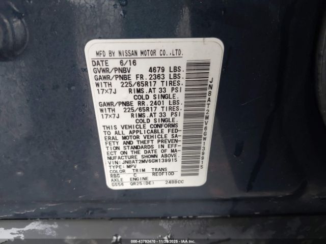 Nissan Rogue S Image 10