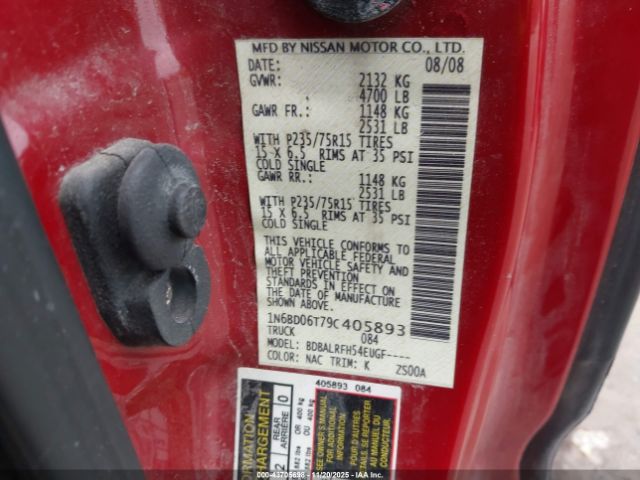 Nissan Frontier Xe Image 10