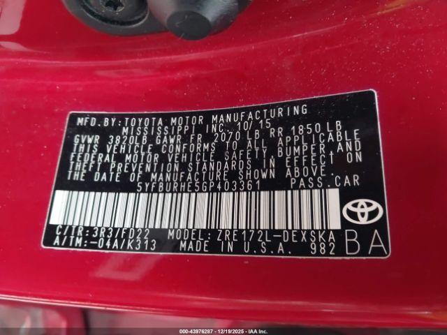 Toyota Corolla S Image 7