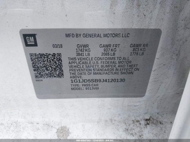 Chevrolet Sonic Lt Auto Image 2