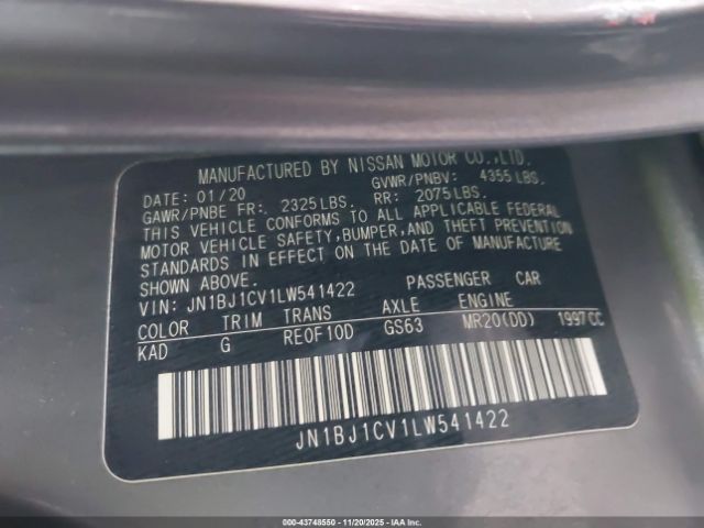 Nissan Rogue S Fwd Xtronic Cvt Image 10