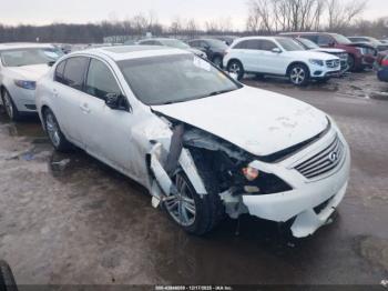  Salvage INFINITI G37x