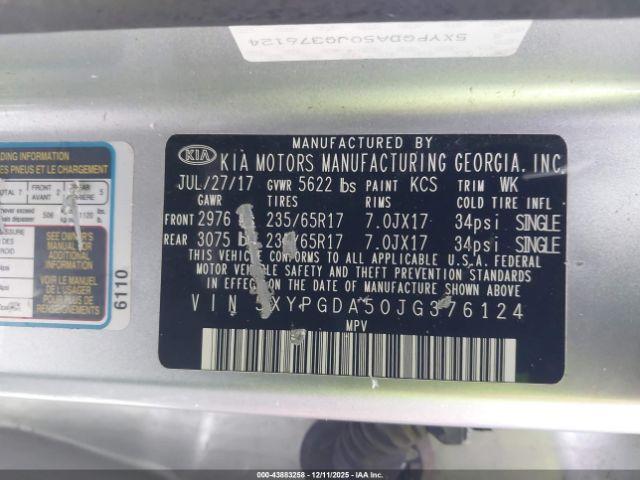 Kia Sorento 3.3l Lx Image 13