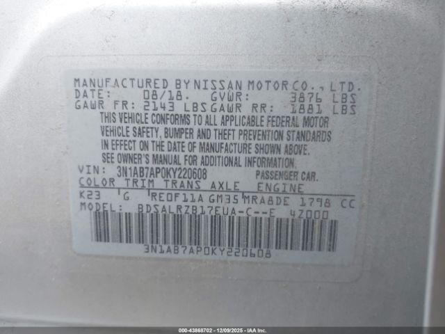 Nissan Sentra Sr Image 9