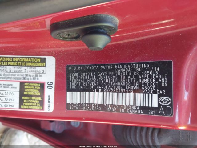 Toyota Corolla Le Image 7