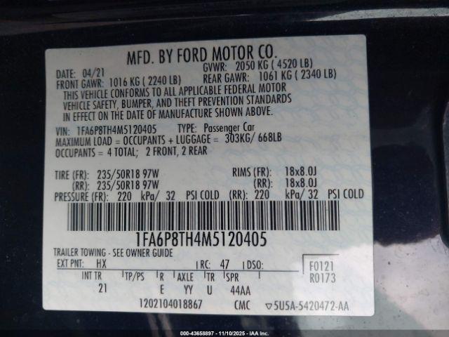 Ford Mustang Ecoboost Fastback Image 9