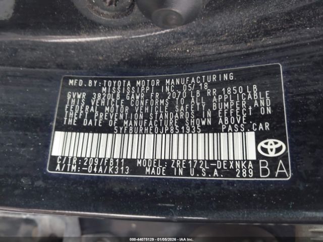 Toyota Corolla Le Image 6