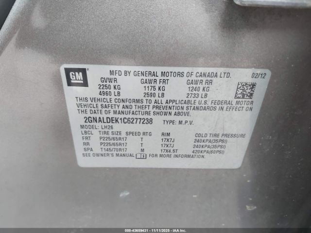 Chevrolet Equinox 1lt Image 4