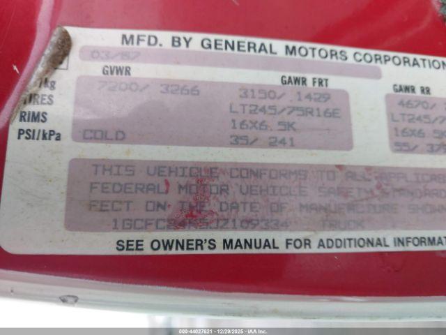 Chevrolet Gmt C2500 Image 11