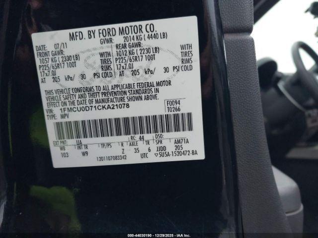 Ford Escape Xlt Image 12