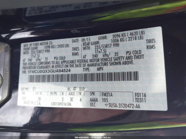 Ford Escape Se Image 2