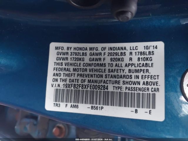 Honda Civic Ex Image 8