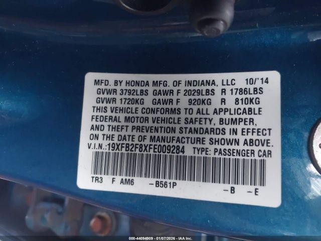 Honda Civic Ex Image 8