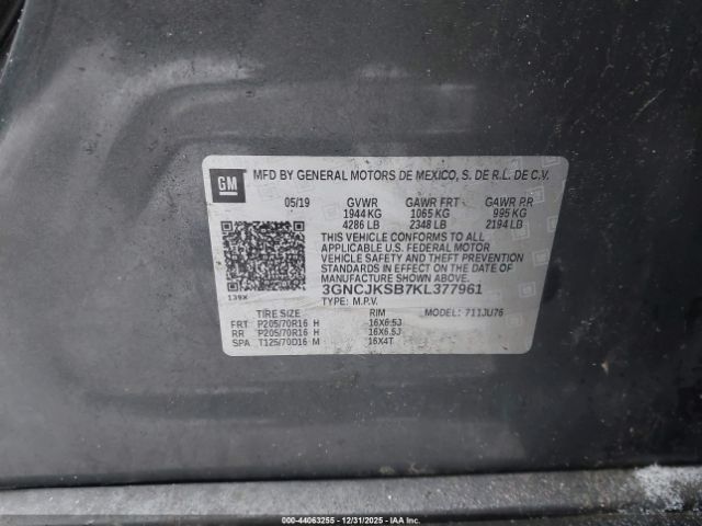 Chevrolet Trax Ls Image 10