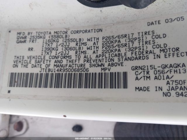 Toyota 4Runner Sr5 Sport V6 Image 3