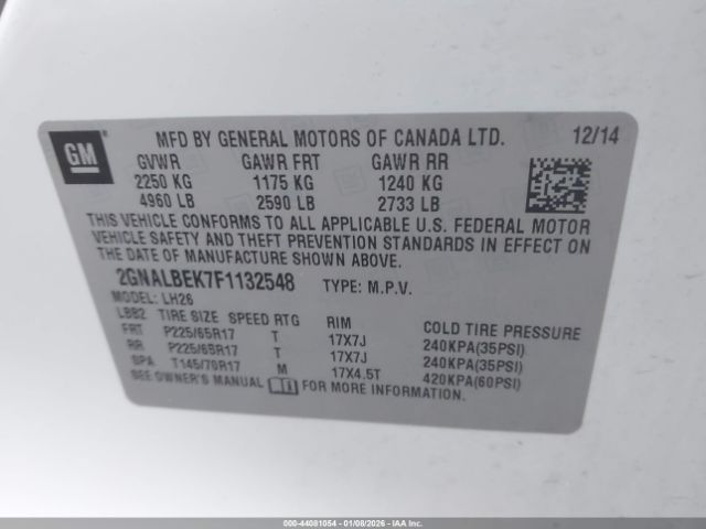 Chevrolet Equinox 1lt Image 10