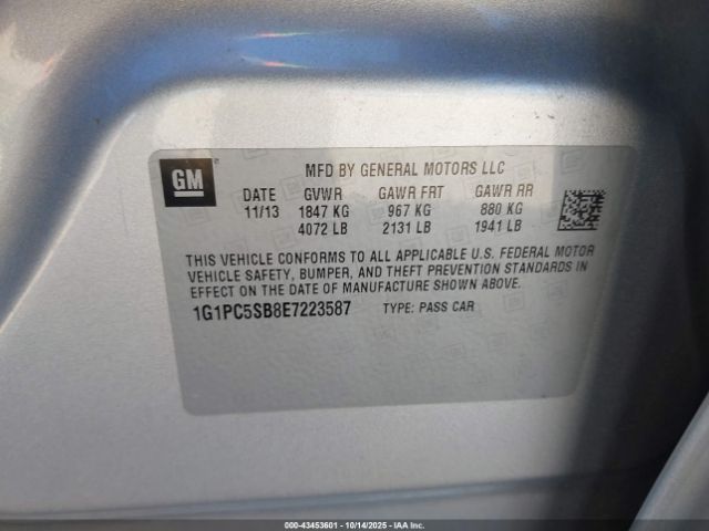 Chevrolet Cruze 1lt Auto Image 14