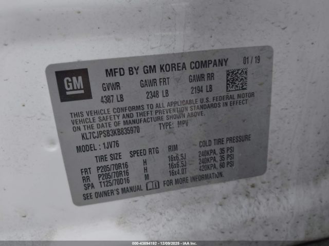 Chevrolet Trax Lt Image 8