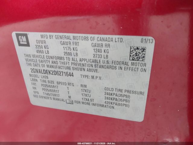 Chevrolet Equinox 1lt Image 7