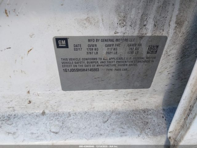 Chevrolet Sonic Lt Auto Image 7