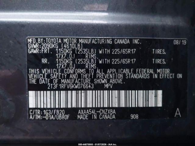 Toyota RAV4 Le Image 16