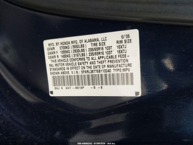 Honda Odyssey Ex-l Image 5