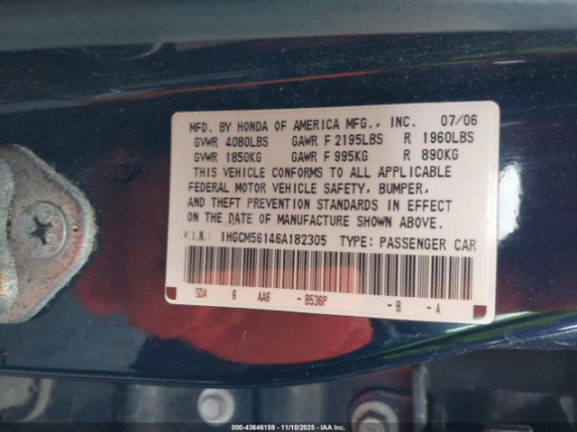 Honda Accord 2.4 Vp Image 12