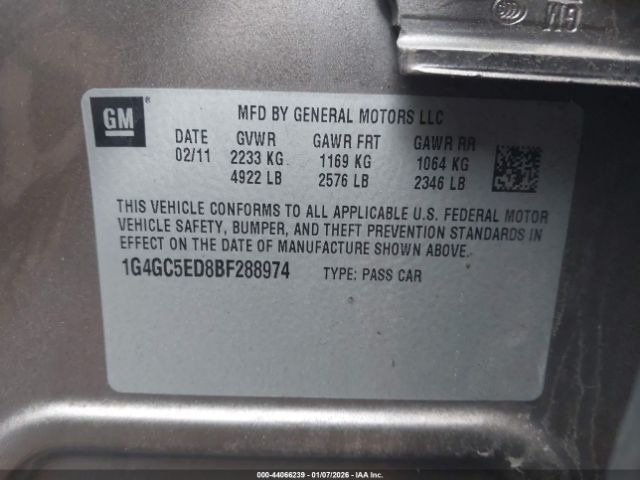 Buick LaCrosse Cxl Image 6