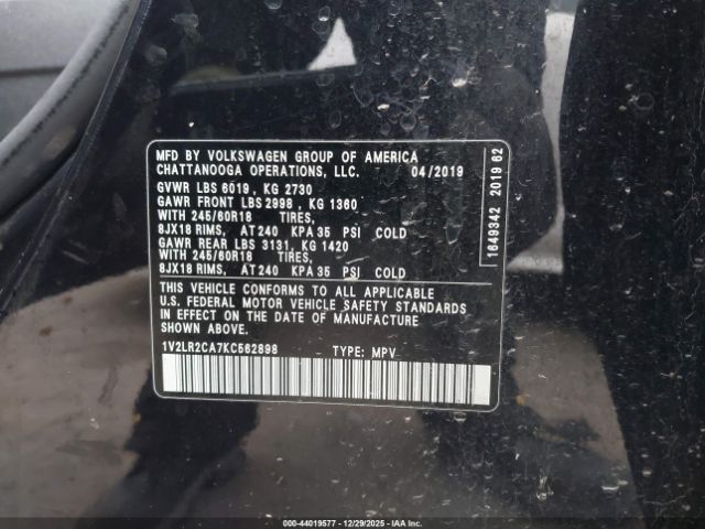 Volkswagen Atlas 3.6l V6 Se Image 8