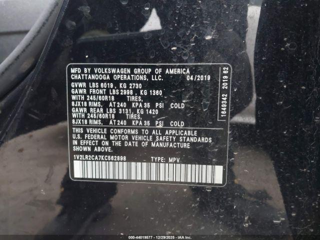 Volkswagen Atlas 3.6l V6 Se Image 8