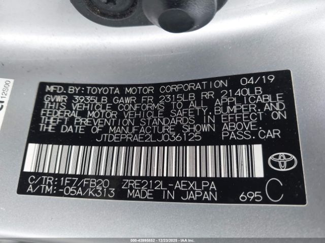 Toyota Corolla Le Image 10