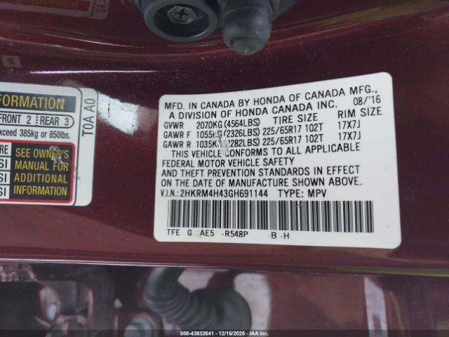 Honda CR-V Se Image 5