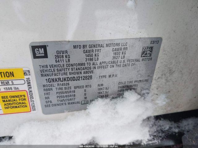 Chevrolet Traverse 2lt Image 6